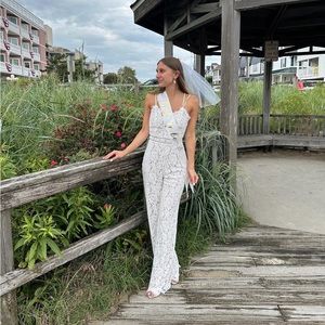 White Lace Jumpsuit